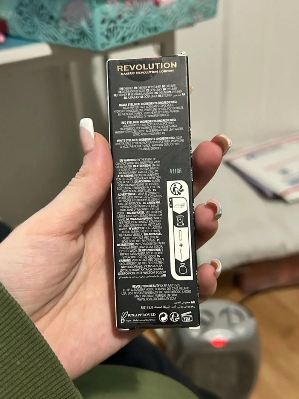 Revolution Terror Transformation Liquid Liner Set - Red, White, Black